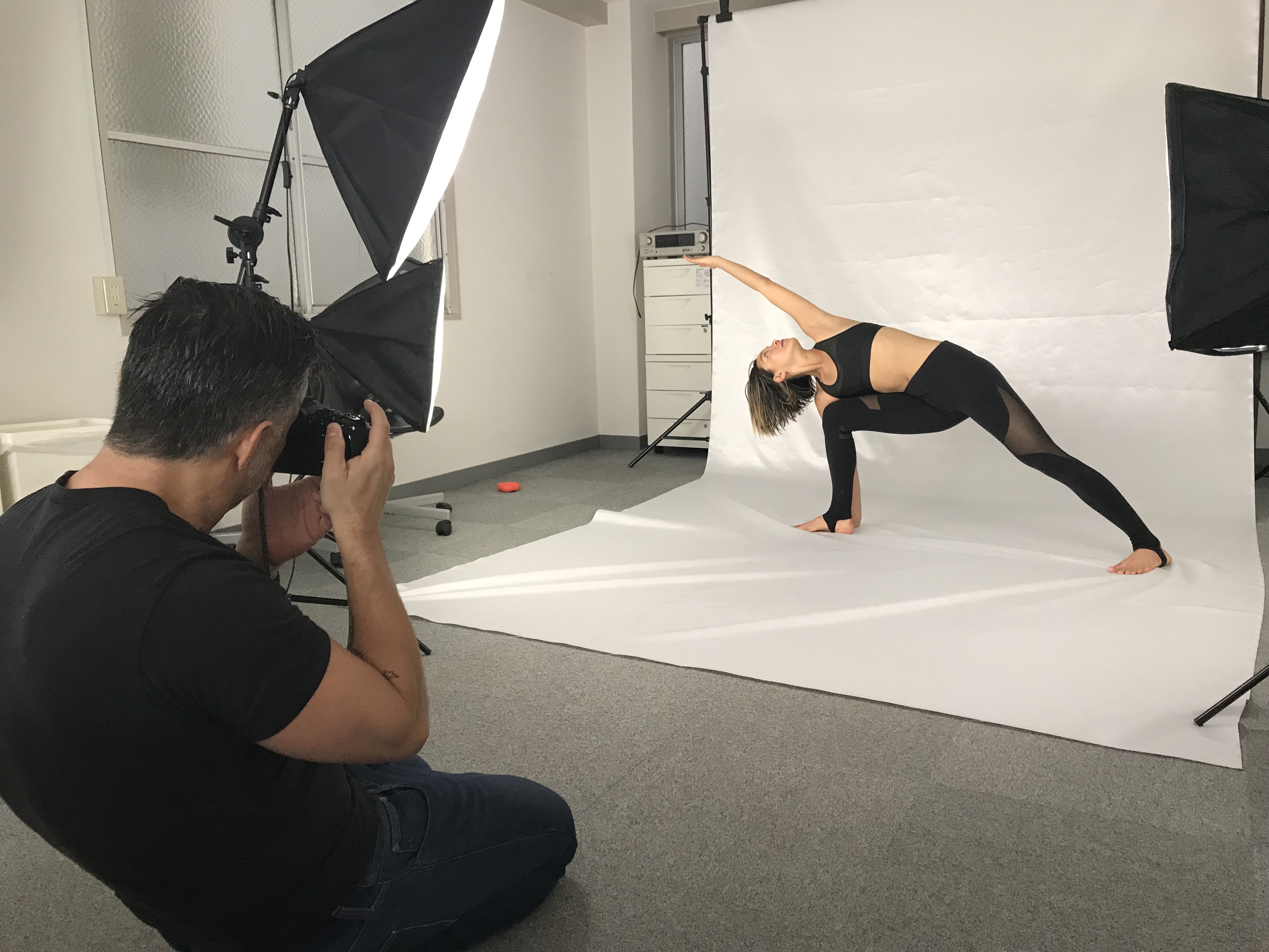 Studio production in Ginza